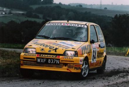Jacek Sikora i Marek Kaczmarek - Fiat Cinquecento Sporting.